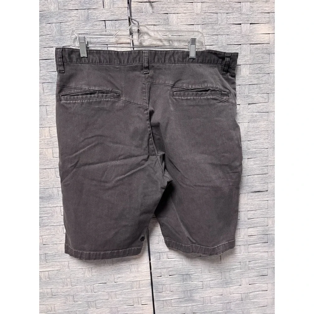 Volcom Mens 38 Modern Chino Shorts Charcoal‎ Grey Skater Casual Streetwear